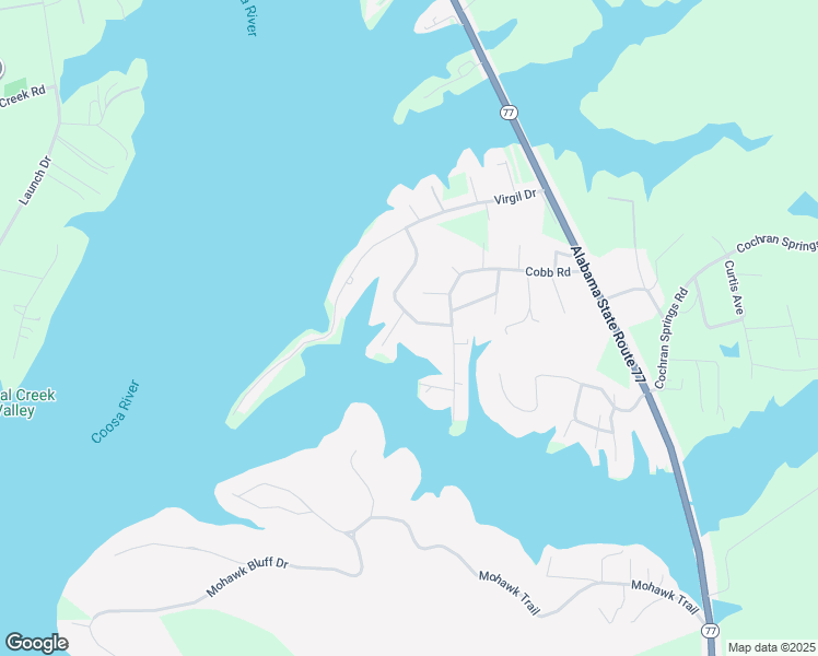 map of restaurants, bars, coffee shops, grocery stores, and more near 240 Firecracker Lane in Ohatchee