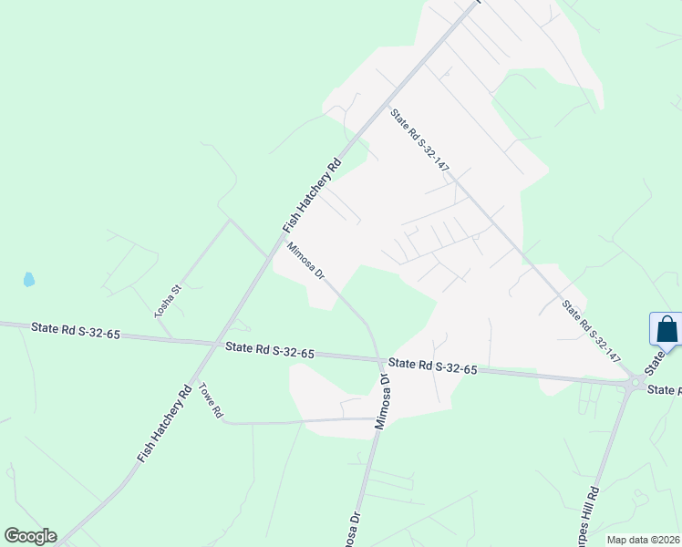 map of restaurants, bars, coffee shops, grocery stores, and more near 139 Mimosa Drive in Gaston