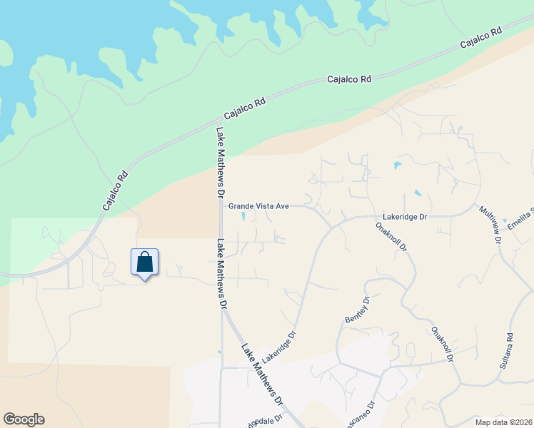 map of restaurants, bars, coffee shops, grocery stores, and more near 14095 Grande Vista Avenue in Perris