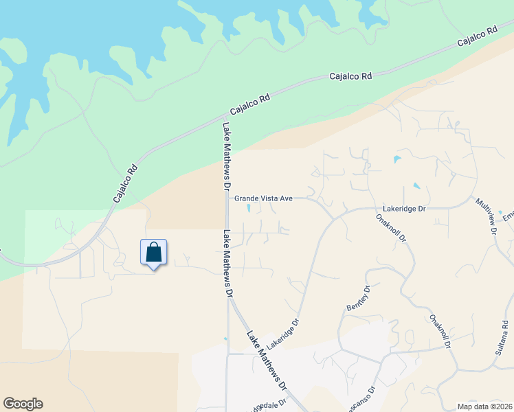 map of restaurants, bars, coffee shops, grocery stores, and more near 14095 Grande Vista Avenue in Perris