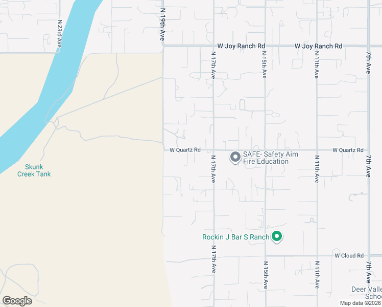 map of restaurants, bars, coffee shops, grocery stores, and more near 1747 West Maddock Road in Phoenix