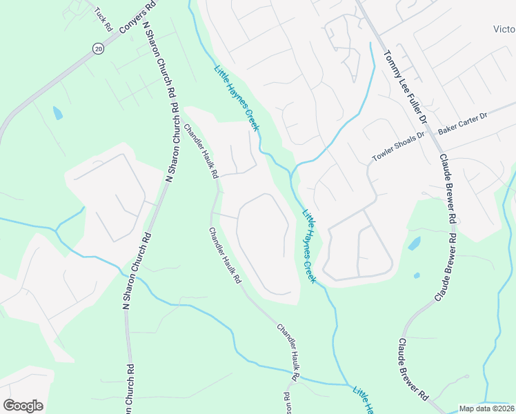 map of restaurants, bars, coffee shops, grocery stores, and more near 226 Chandler Walk in Loganville