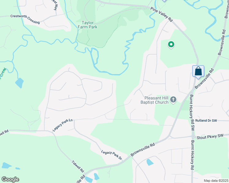 map of restaurants, bars, coffee shops, grocery stores, and more near 272 Windriver Trail in Powder Springs