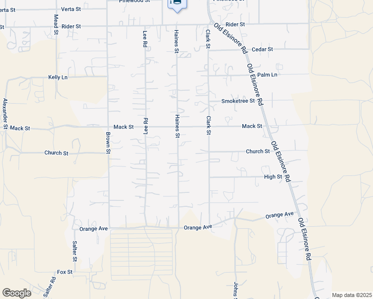 map of restaurants, bars, coffee shops, grocery stores, and more near 20642 Haines Street in Perris