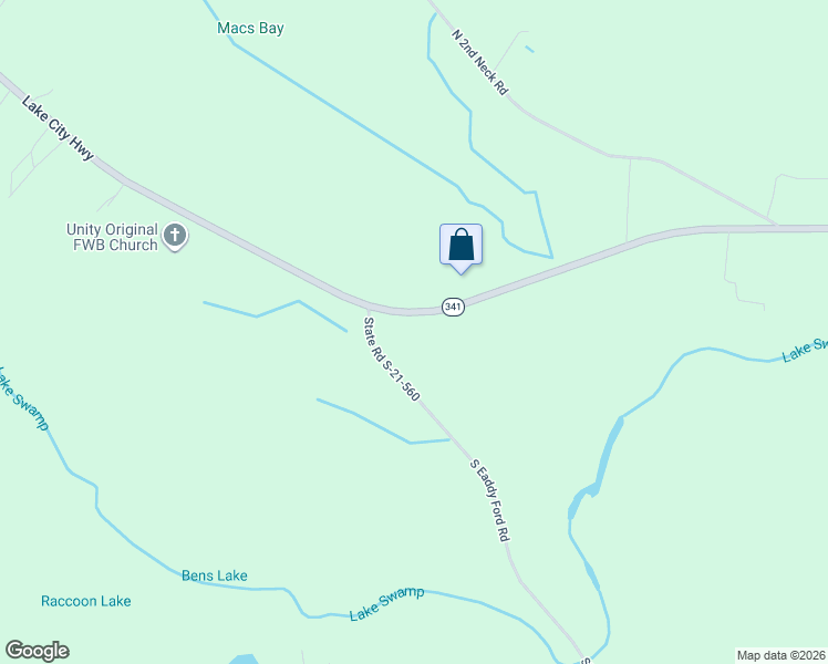 map of restaurants, bars, coffee shops, grocery stores, and more near 1642 Lake City Highway in Johnsonville