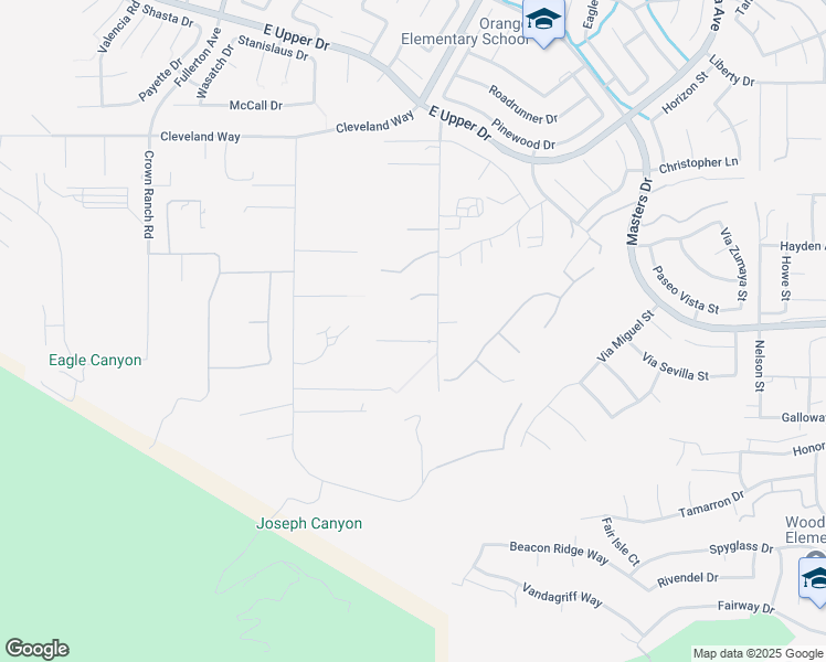 map of restaurants, bars, coffee shops, grocery stores, and more near 1283 Via Venezia Circle in Corona