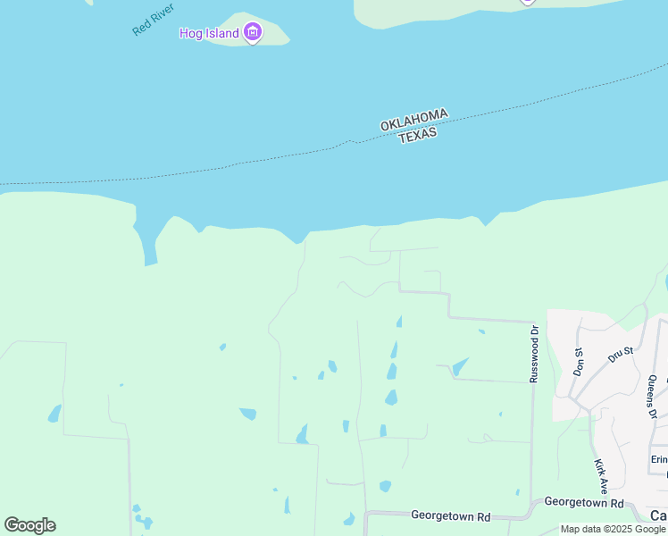 map of restaurants, bars, coffee shops, grocery stores, and more near 218 Island View Drive in Pottsboro