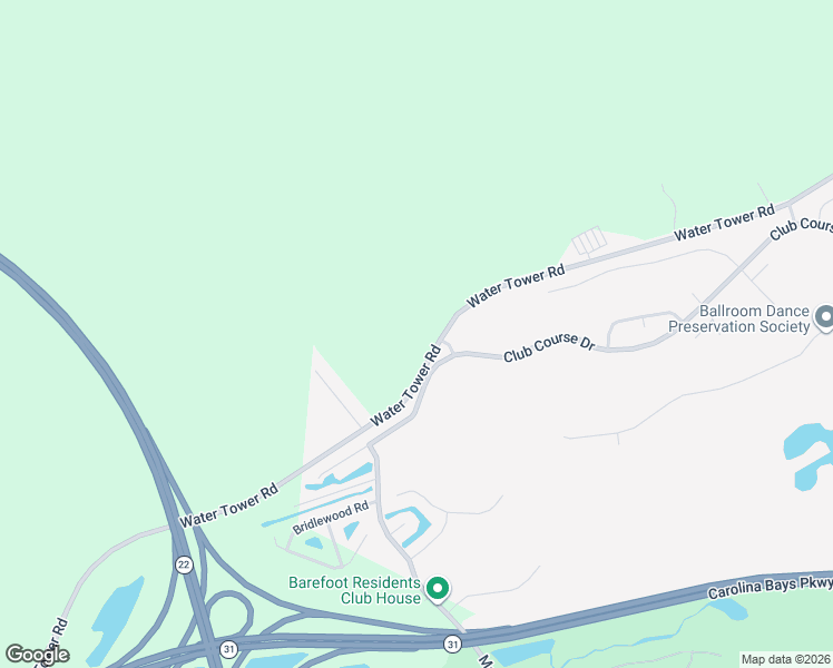 map of restaurants, bars, coffee shops, grocery stores, and more near 6670 Water Tower Road in Longs