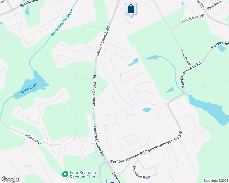 map of restaurants, bars, coffee shops, grocery stores, and more near 3505 Andrea Lee Ct in Snellville