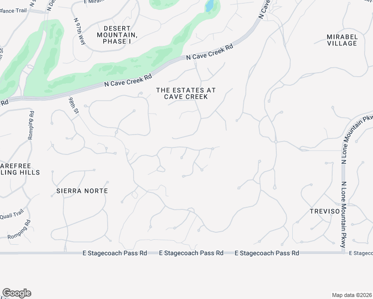 map of restaurants, bars, coffee shops, grocery stores, and more near 37151 North 102nd Street in Scottsdale