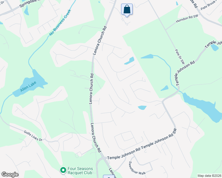 map of restaurants, bars, coffee shops, grocery stores, and more near 3505 Andrea Lee Court in Snellville