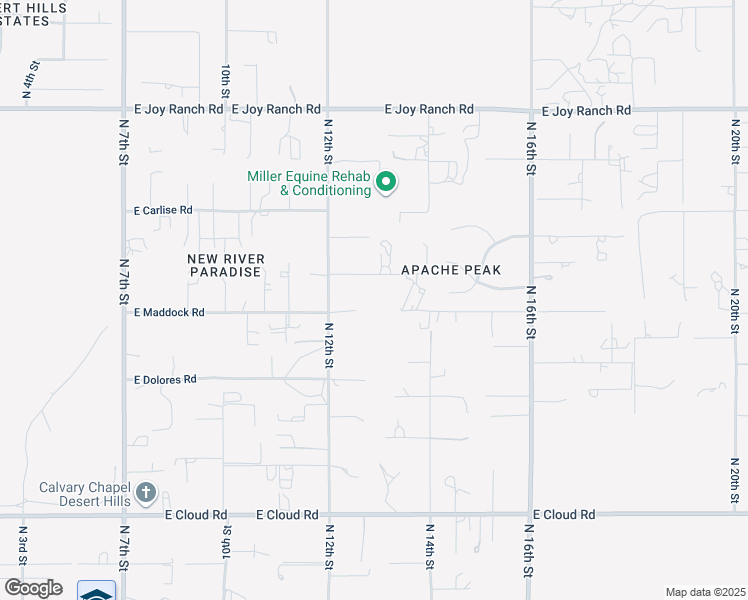 map of restaurants, bars, coffee shops, grocery stores, and more near 1302 East Maddock Road in Phoenix