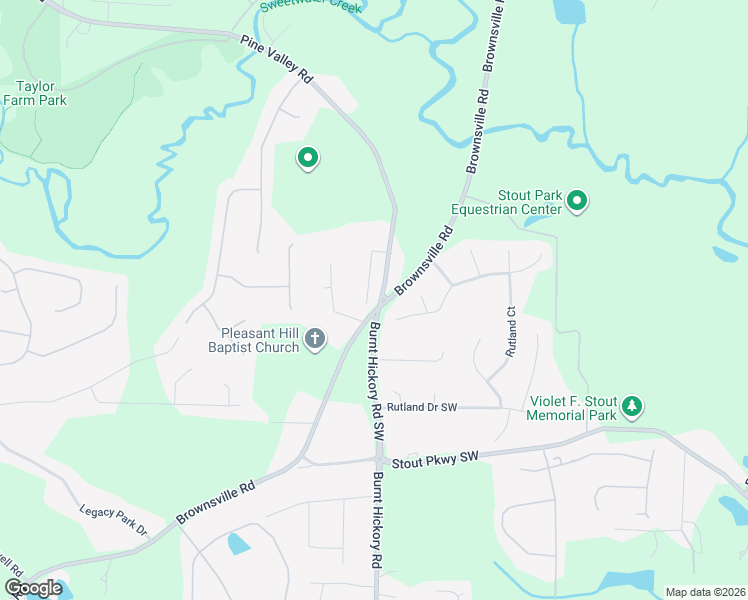 map of restaurants, bars, coffee shops, grocery stores, and more near 5824 William Vernon Drive in Powder Springs