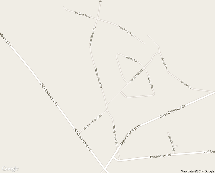 map of restaurants, bars, coffee shops, grocery stores, and more near 1643 Windy Wood Road in Pelion