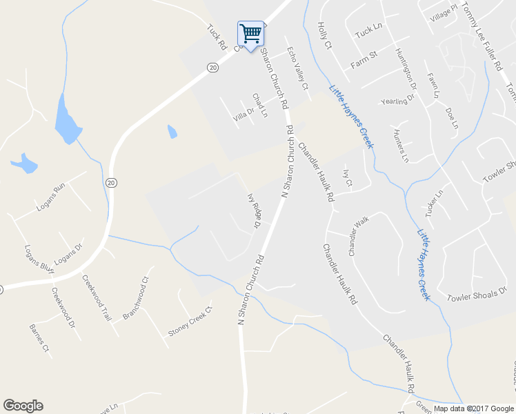 map of restaurants, bars, coffee shops, grocery stores, and more near 840 Ivy Ridge Drive in Loganville
