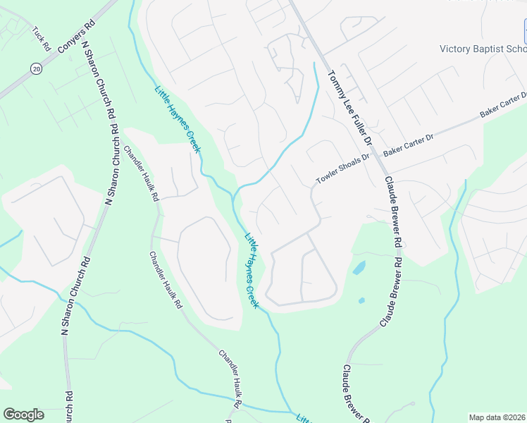 map of restaurants, bars, coffee shops, grocery stores, and more near 702 Buckhorn Court in Loganville