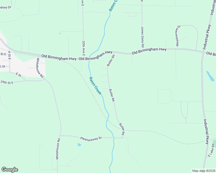 map of restaurants, bars, coffee shops, grocery stores, and more near 2882-2928 Butler Road in Jasper