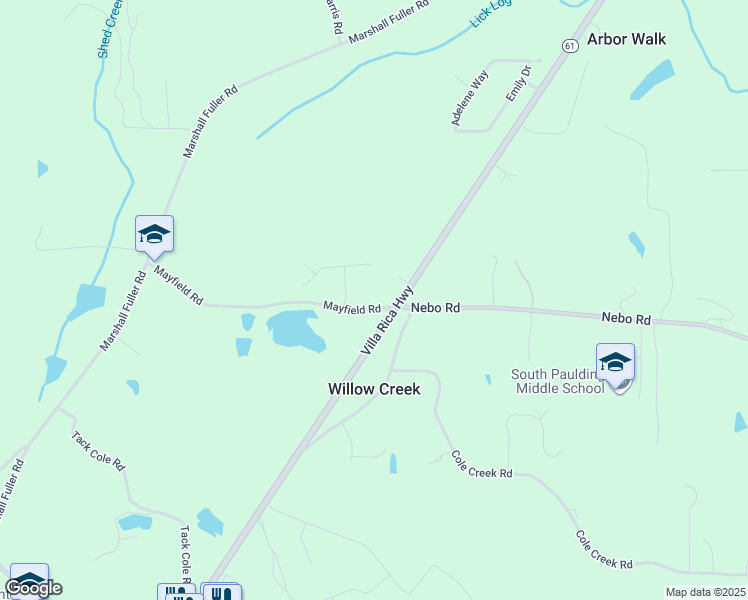 map of restaurants, bars, coffee shops, grocery stores, and more near 50 Mayfield Road in Dallas