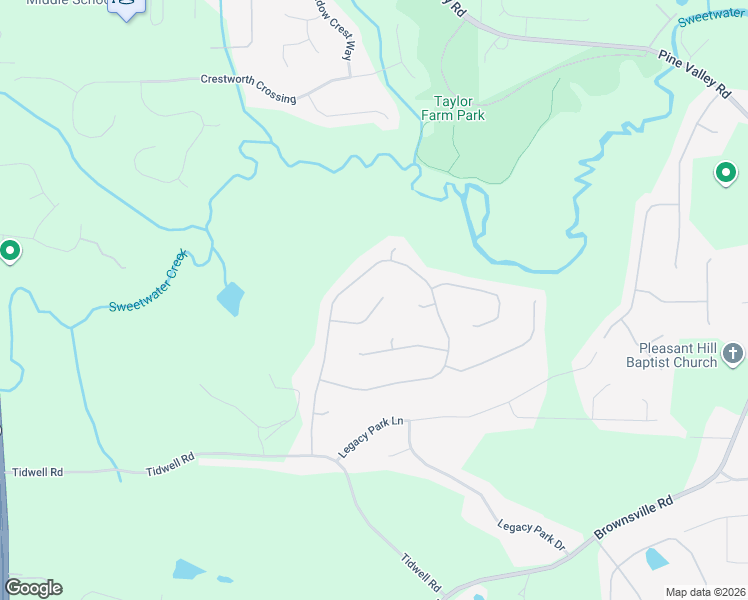 map of restaurants, bars, coffee shops, grocery stores, and more near 161 Parkview Lane in Powder Springs