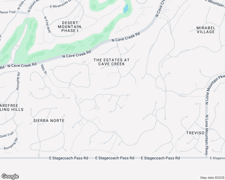 map of restaurants, bars, coffee shops, grocery stores, and more near 37151 North 102nd Street in Scottsdale