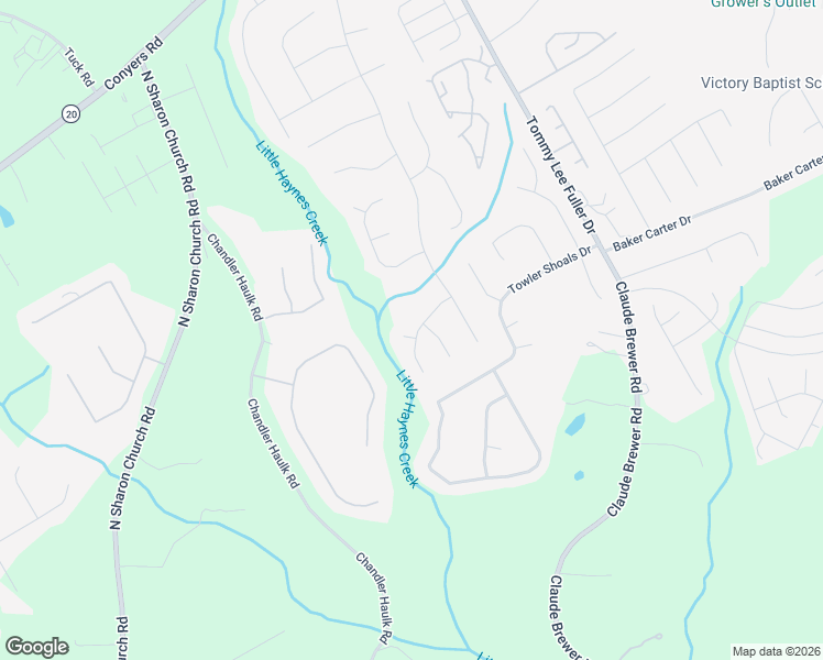 map of restaurants, bars, coffee shops, grocery stores, and more near 702 Buckhorn Court in Loganville