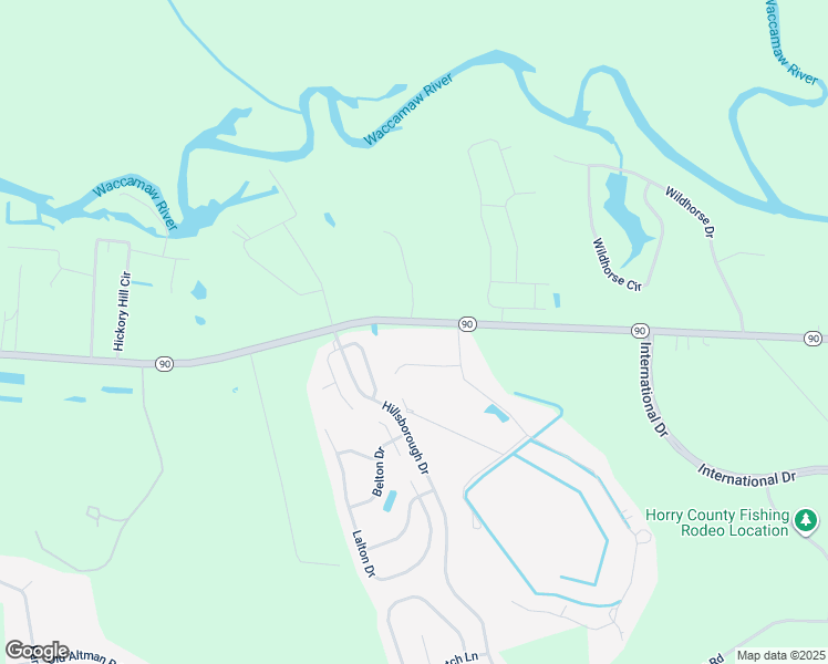 map of restaurants, bars, coffee shops, grocery stores, and more near 3314 South Carolina 90 in Conway