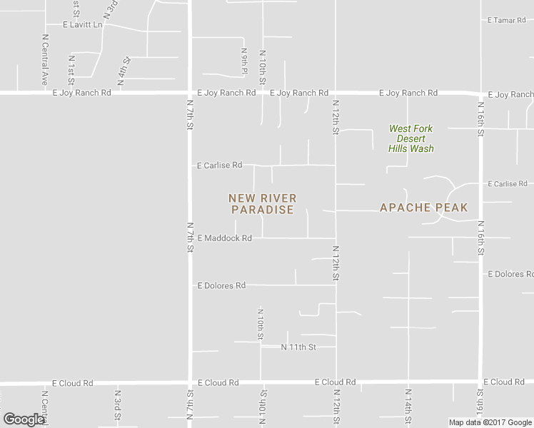 map of restaurants, bars, coffee shops, grocery stores, and more near 1012 East Maddock Road in Phoenix
