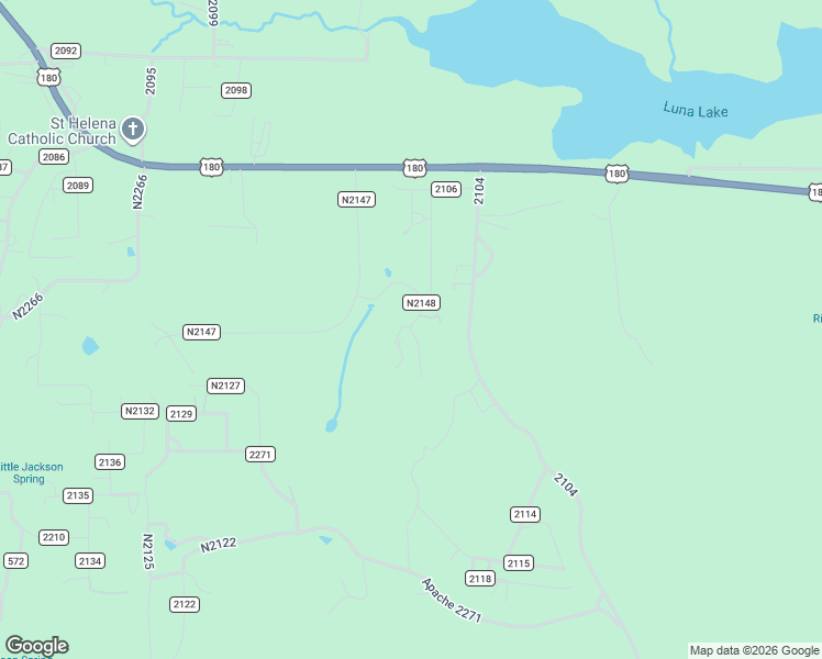 map of restaurants, bars, coffee shops, grocery stores, and more near County Road N2148 in Apache County
