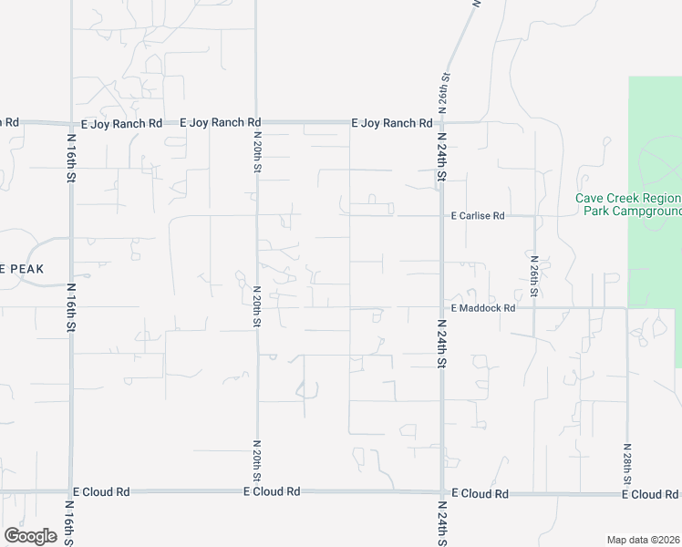 map of restaurants, bars, coffee shops, grocery stores, and more near 2140 East Chickasaw Drive in Phoenix