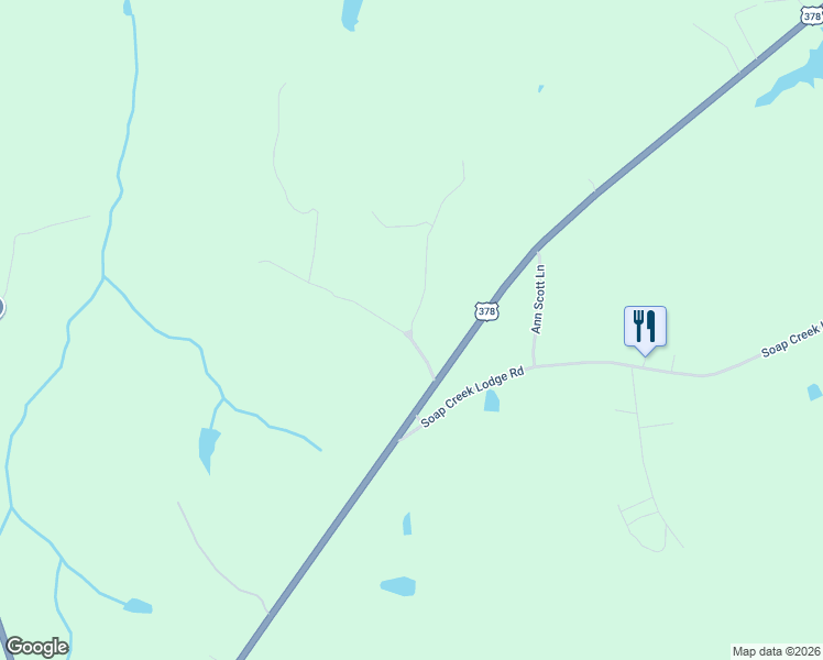 map of restaurants, bars, coffee shops, grocery stores, and more near 1202 Pineridge Drive in Lincolnton