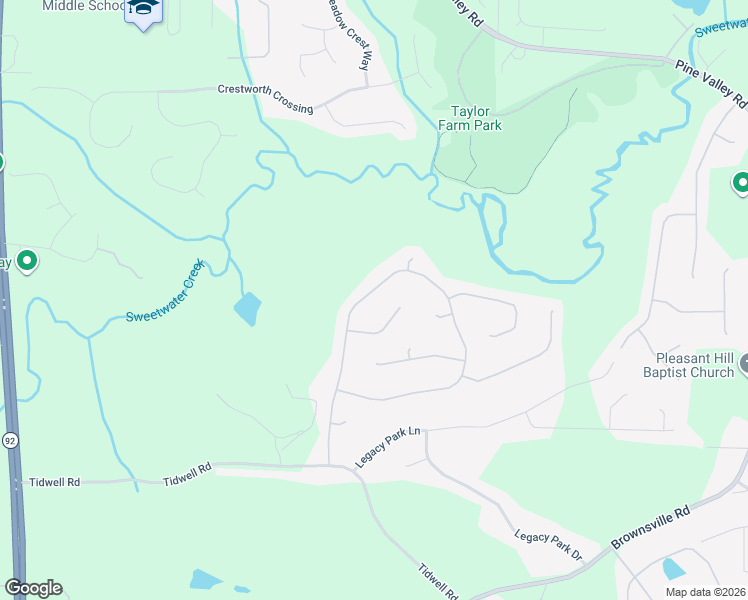 map of restaurants, bars, coffee shops, grocery stores, and more near 470 Grandview Circle in Powder Springs