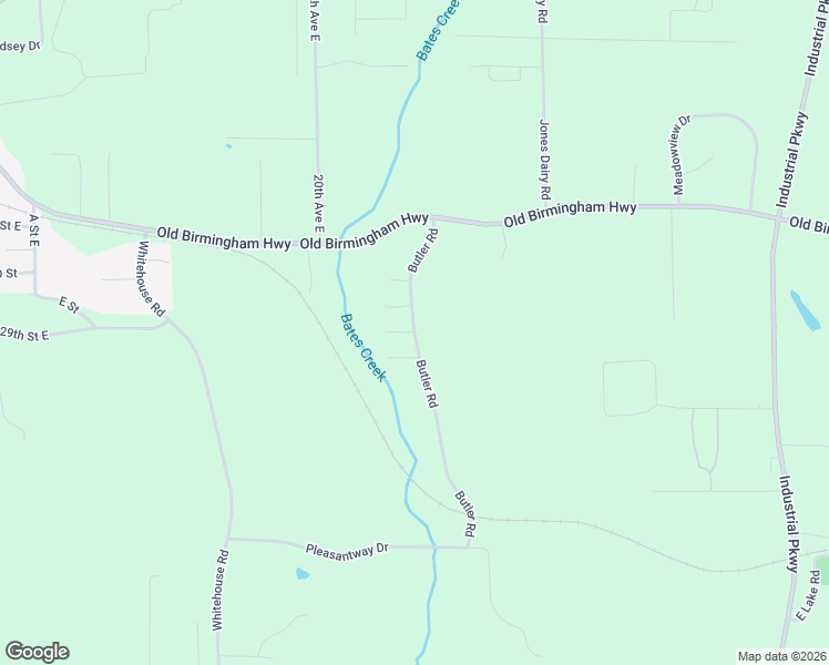map of restaurants, bars, coffee shops, grocery stores, and more near 2882 Butler Road in Jasper