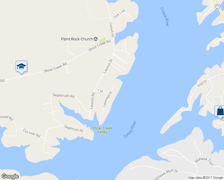 map of restaurants, bars, coffee shops, grocery stores, and more near 85 Lakeridge Drive in Ashville