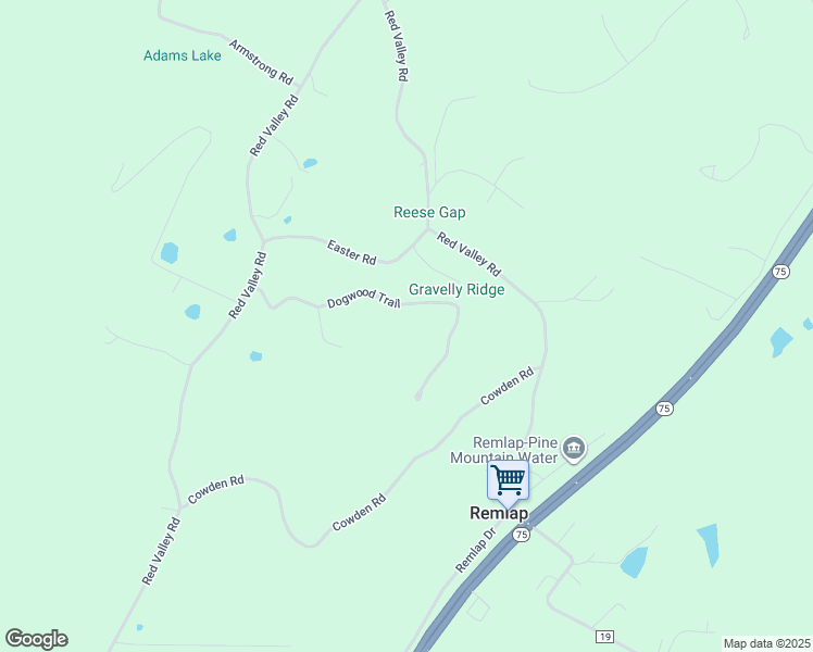 map of restaurants, bars, coffee shops, grocery stores, and more near 406 Dogwood Trail in Remlap