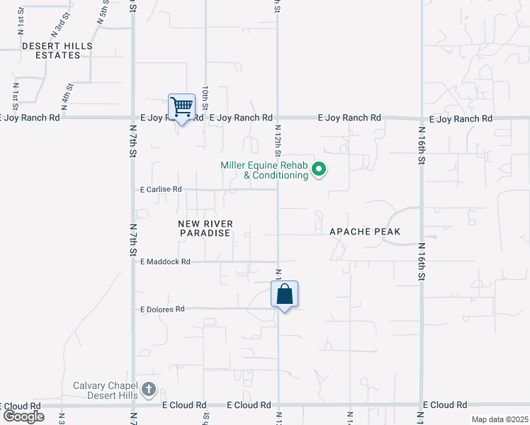 map of restaurants, bars, coffee shops, grocery stores, and more near 37218 North 12th Street in Phoenix