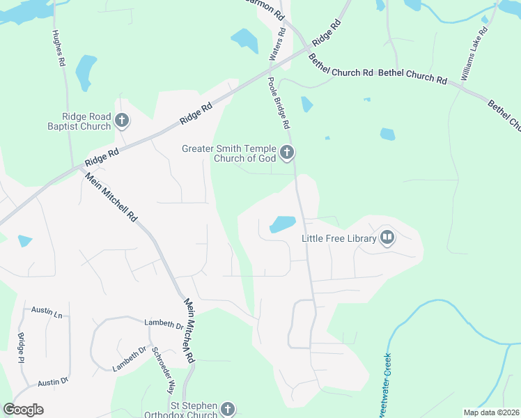 map of restaurants, bars, coffee shops, grocery stores, and more near 532 Poole Bridge Road in Hiram