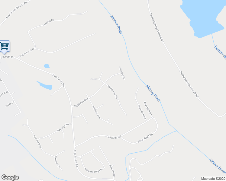 map of restaurants, bars, coffee shops, grocery stores, and more near Wedgewood Drive in Monroe