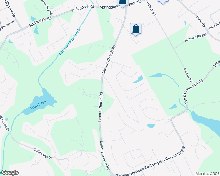 map of restaurants, bars, coffee shops, grocery stores, and more near 3405 Andrea Lee Court in Snellville