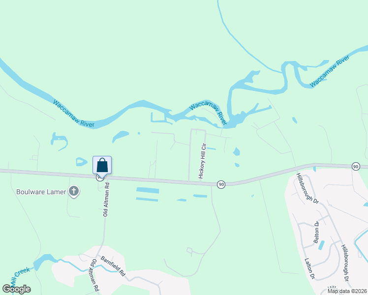 map of restaurants, bars, coffee shops, grocery stores, and more near 1924 Spring Lake Drive in Conway