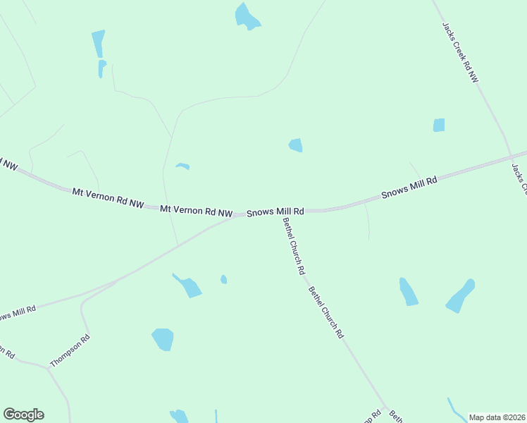 map of restaurants, bars, coffee shops, grocery stores, and more near 3370 Snows Mill Rd in Monroe