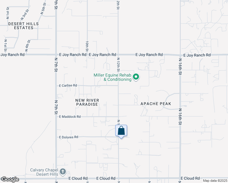 map of restaurants, bars, coffee shops, grocery stores, and more near 37218 North 12th Street in Phoenix