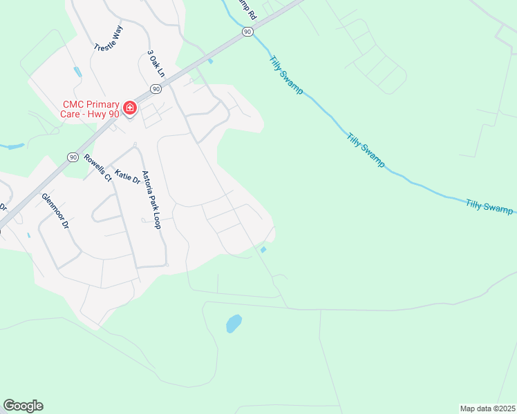 map of restaurants, bars, coffee shops, grocery stores, and more near Water Tower Road in Conway