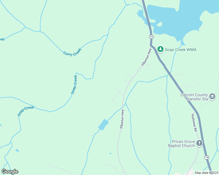 map of restaurants, bars, coffee shops, grocery stores, and more near 1549 Elberton Highway in Lincolnton