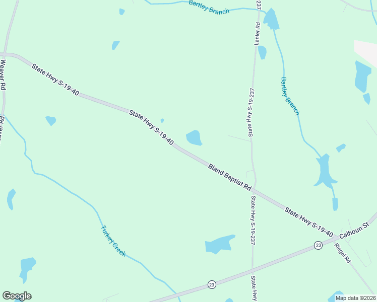 map of restaurants, bars, coffee shops, grocery stores, and more near 301 Bland Baptist Road in Johnston