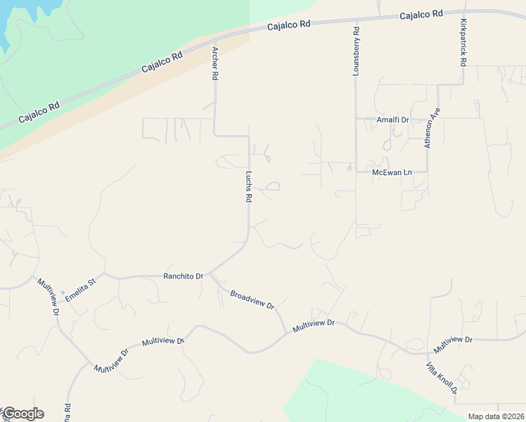 map of restaurants, bars, coffee shops, grocery stores, and more near 20170 Luchs Road in Perris