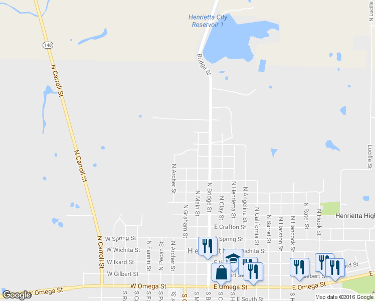 map of restaurants, bars, coffee shops, grocery stores, and more near 311 Rebecca Street in Henrietta