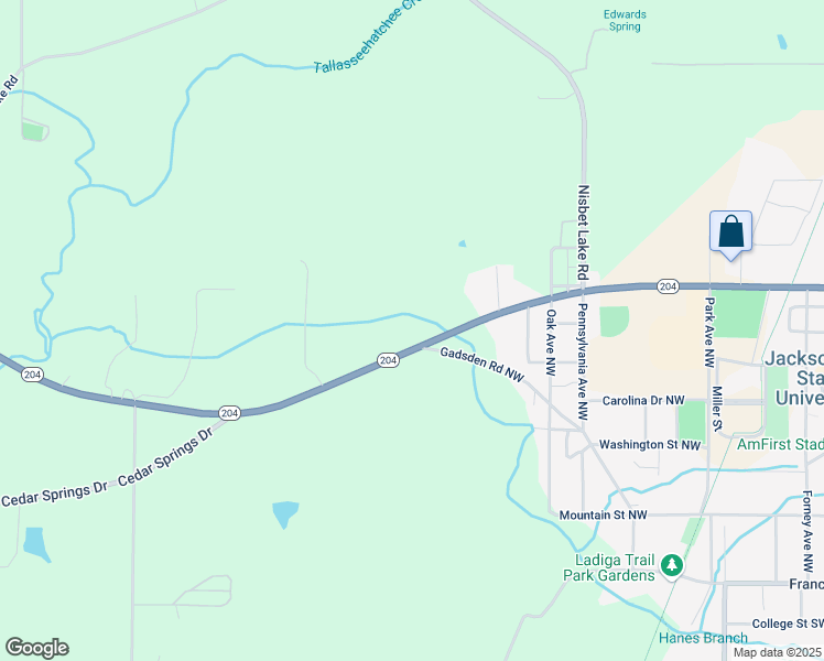 map of restaurants, bars, coffee shops, grocery stores, and more near 8411 Alabama 204 in Jacksonville