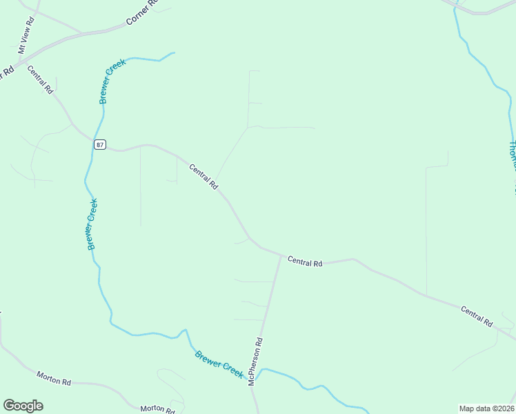 map of restaurants, bars, coffee shops, grocery stores, and more near 9335 Central Road in Warrior