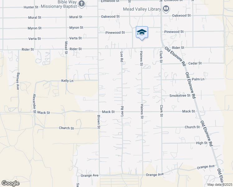 map of restaurants, bars, coffee shops, grocery stores, and more near 20358 Lee Drive in Perris