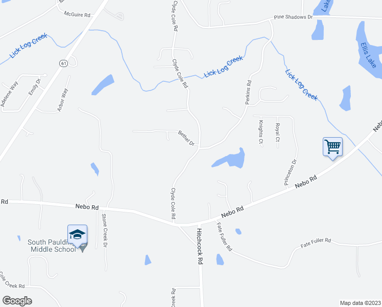 map of restaurants, bars, coffee shops, grocery stores, and more near 818 Clyde Cole Road in Dallas